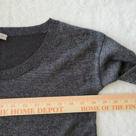 BCBG Generation Sweater Dress Tunic Metallic Gray Womens XS - Picture 7 of 9